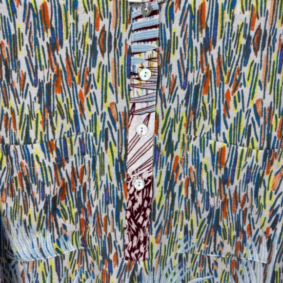 Anthropologie Fig and Flower Tropical Floral Print Tunic Dress Women's Size XL - Picture 4 of 13